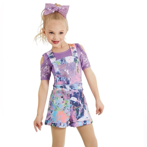 Weissman Overall With Sequin Top Set - Picture 2 of 5